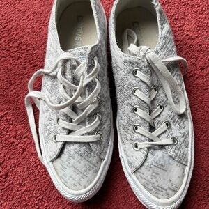 Stylish Converse Women's Sneakers in Grey and White